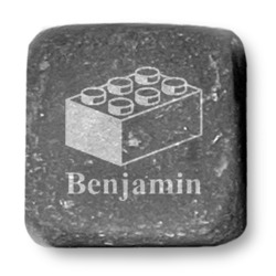 Building Blocks Whiskey Stone Set - Set of 3 (Personalized)