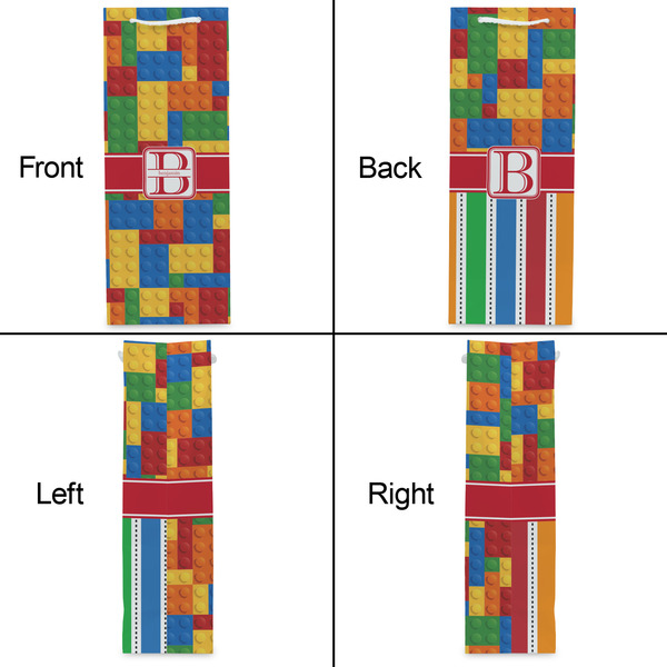 Building Blocks Wine Gift Bag - Gloss - Approval