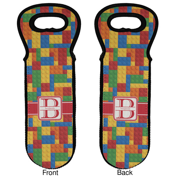 Building Blocks Wine Tote Front & Back