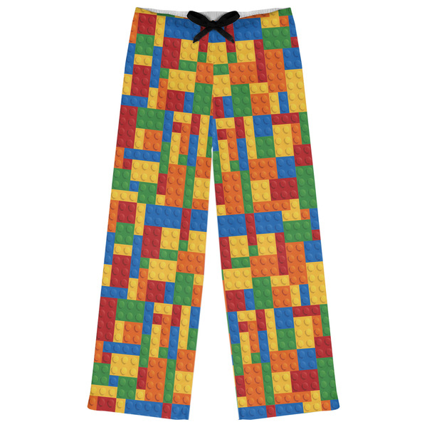 Custom Building Blocks Womens Pajama Pants - XL