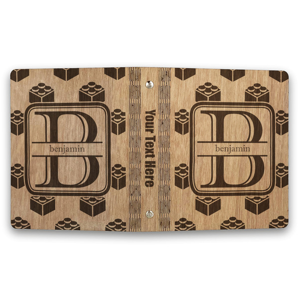 Building Blocks Wood 3-Ring Binders - 1" Half-Letter - Approval