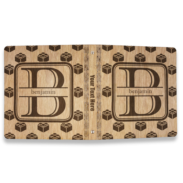 Building Blocks Wood 3-Ring Binders - 1" Letter - Approval