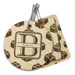 Building Blocks Wood Luggage Tag (Personalized)