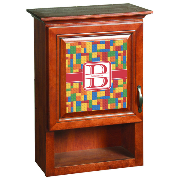 Building Blocks Wooden Cabinet Decal (Medium)