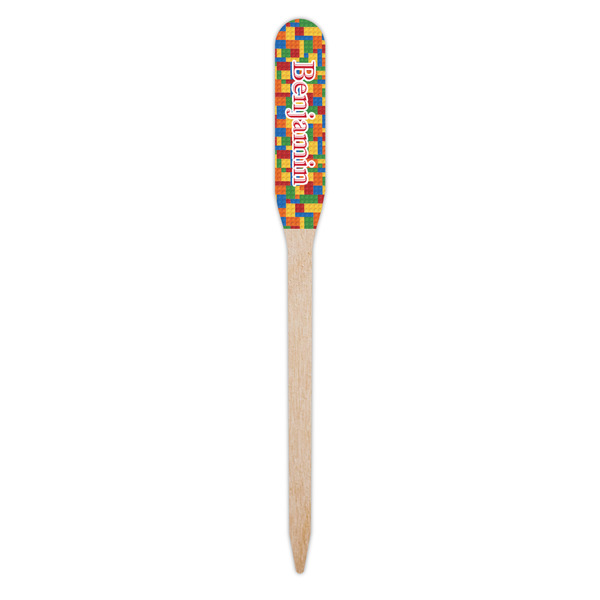 Building Blocks Wooden Food Pick - Paddle - Single Pick