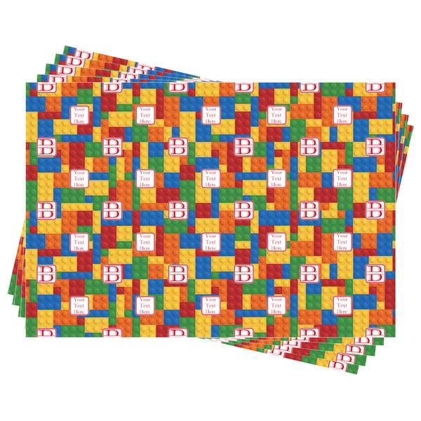 Building Blocks Wrapping Paper - Front & Back - Sheets Approval