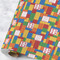 Building Blocks Wrapping Paper Roll - Matte - Large - Main