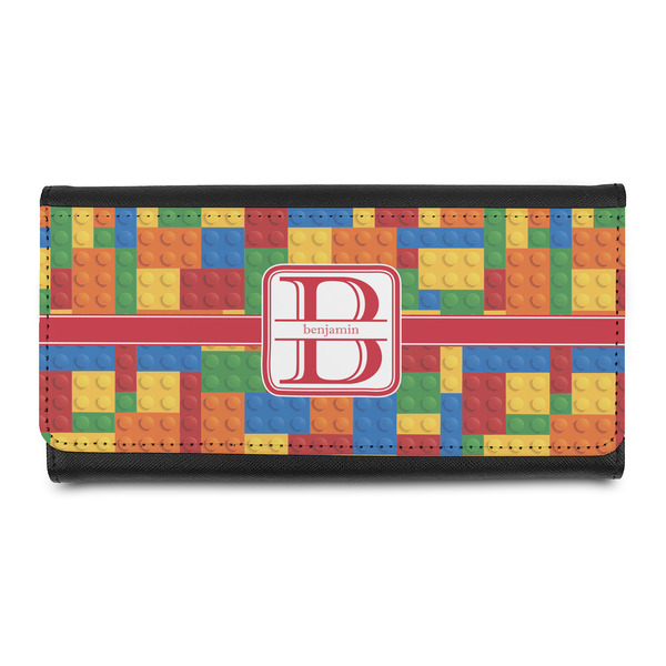 Custom Building Blocks Leatherette Ladies Wallet (Personalized)