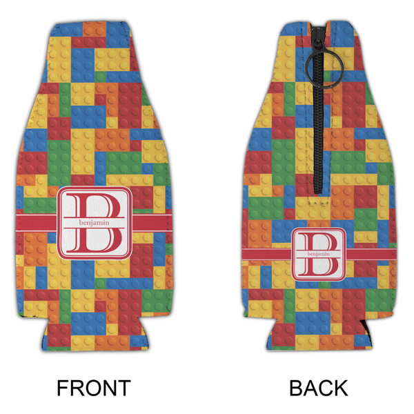 Building Blocks Zipper Bottle Cooler - APPROVAL