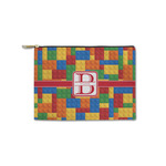 Building Blocks Zipper Pouch - Small - 8.5"x6" (Personalized)