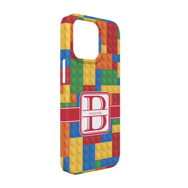 Custom Building Blocks iPhone Case - Plastic - iPhone 13 Pro (Personalized)