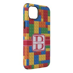 Building Blocks iPhone Case - Rubber Lined - iPhone 14 Plus (Personalized)