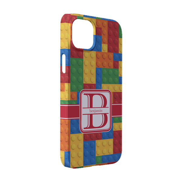 Custom Building Blocks iPhone Case - Plastic - iPhone 14 Pro (Personalized)