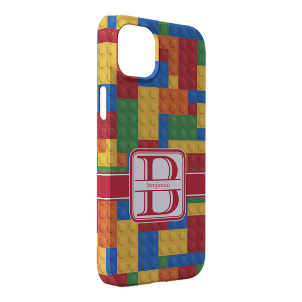 Custom Building Blocks iPhone Case - Plastic - iPhone 14 Pro Max (Personalized)