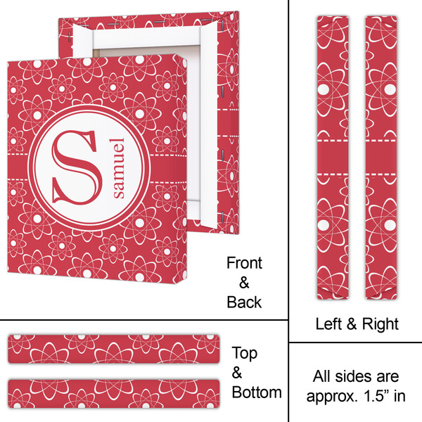 Atomic Orbit 11x14 - Canvas Print - Approval