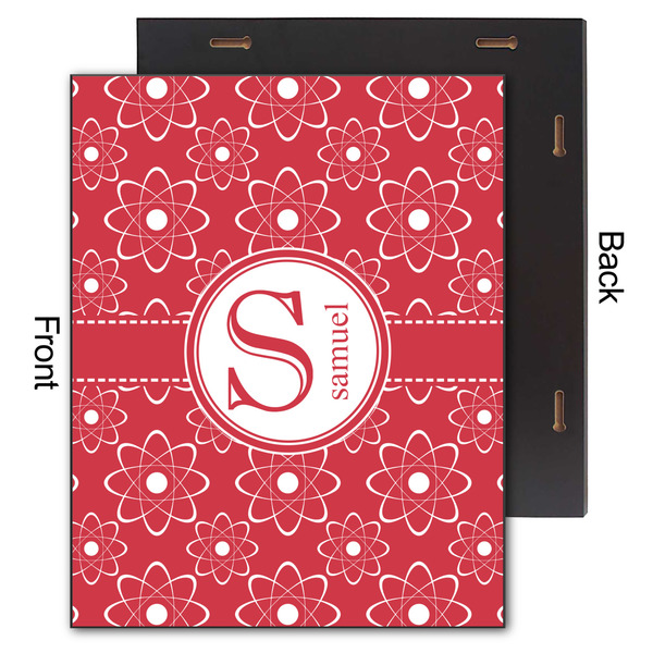 Atomic Orbit 11x14 Wood Print - Front & Back View