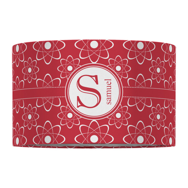 Atomic Orbit 12" Drum Lampshade - FRONT (Fabric)