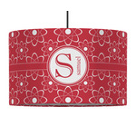 Atomic Orbit 12" Drum Pendant Lamp - Fabric (Personalized)