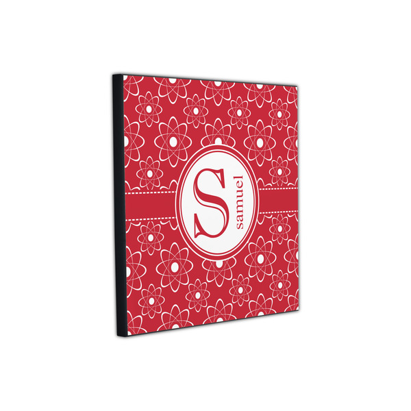 Atomic Orbit 12x12 Wood Print - Angle View