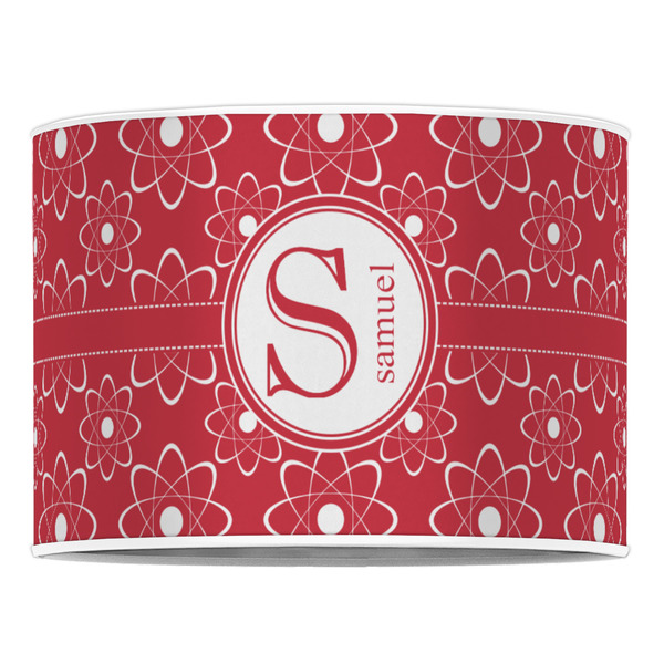 Atomic Orbit 16" Drum Lampshade - FRONT (Poly Film)