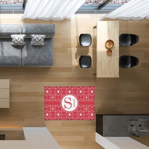 Atomic Orbit 2'x3' Indoor Area Rugs - IN CONTEXT