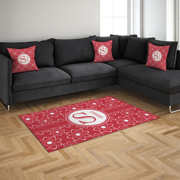 Atomic Orbit 4'x6' Indoor Area Rugs - IN CONTEXT