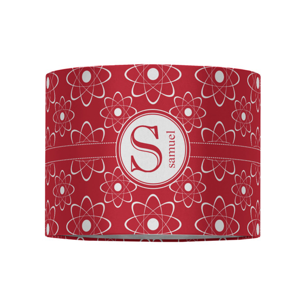 Atomic Orbit 8" Drum Lampshade - FRONT (Fabric)