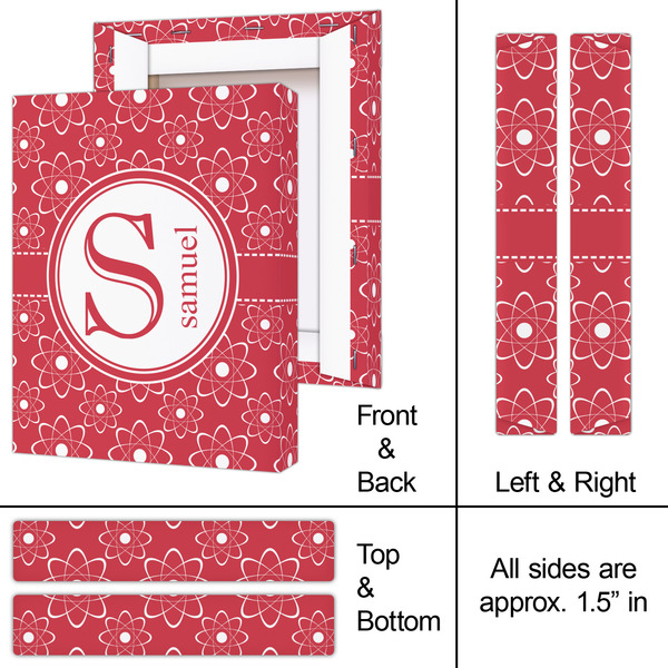 Atomic Orbit 8x10 - Canvas Print - Approval