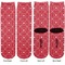 Atomic Orbit Adult Crew Socks - Double Pair - Front and Back - Apvl