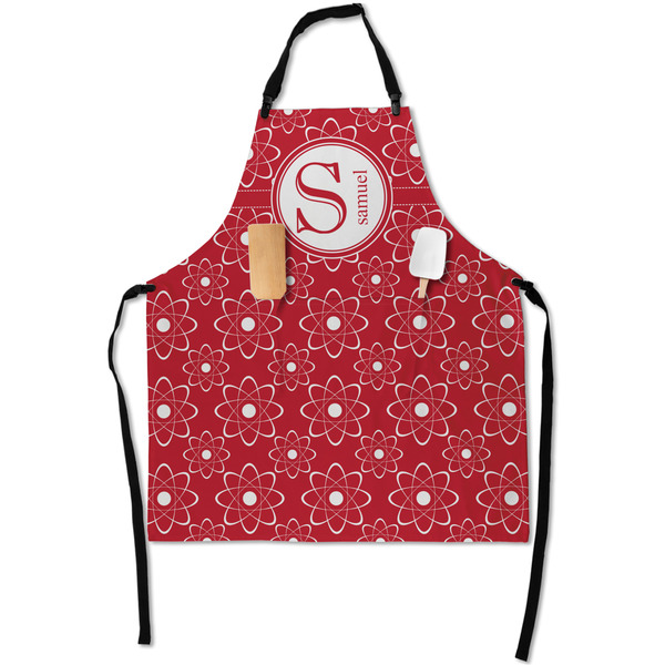 Custom Atomic Orbit Apron With Pockets w/ Name and Initial