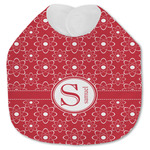 Atomic Orbit Jersey Knit Baby Bib w/ Name and Initial