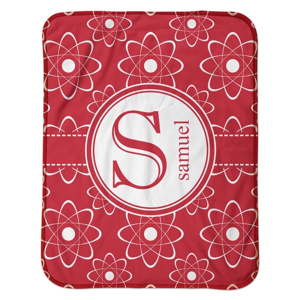 Atomic Orbit Baby Sherpa Blanket - Flat