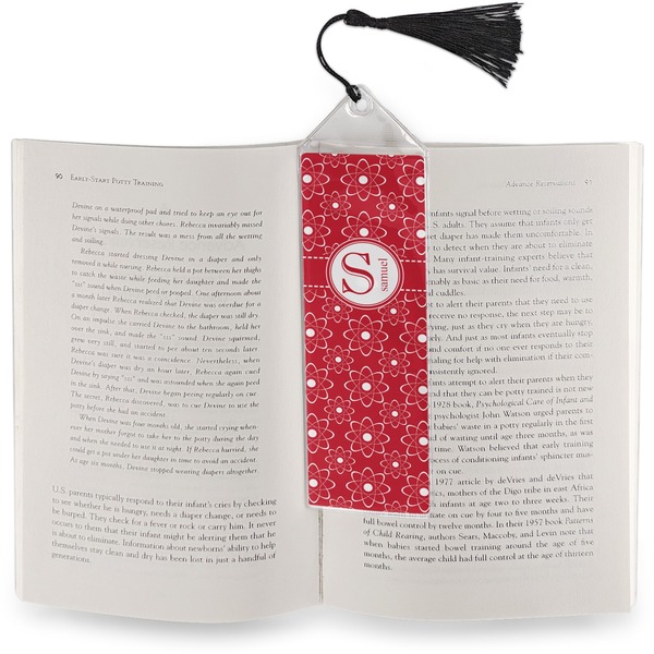 Atomic Orbit Bookmark with tassel - In book