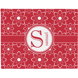 Atomic Orbit Woven Fabric Placemat - Twill w/ Name and Initial