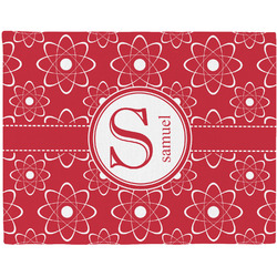Atomic Orbit Woven Fabric Placemat - Twill w/ Name and Initial