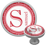 Atomic Orbit Cabinet Knob (Silver) (Personalized)