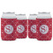 Atomic Orbit Can Cooler (12 oz) - Set of 4 w/ Name and Initial