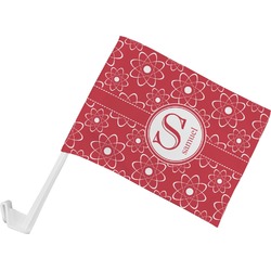 Atomic Orbit Car Flag - Small w/ Name and Initial