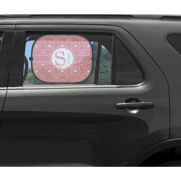 Atomic Orbit Car Sun Shade Black - In Car Window