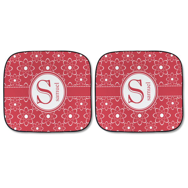 Atomic Orbit Car Sun Shades - FRONT