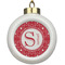 Atomic Orbit Ceramic Ball Ornament (Personalized)