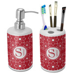 Atomic Orbit Ceramic Bathroom Accessories Set (Personalized)