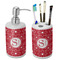 Atomic Orbit Ceramic Bathroom Accessories Set (Personalized)