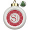 Atomic Orbit Ceramic Christmas Ornament - Xmas Tree (Front View)