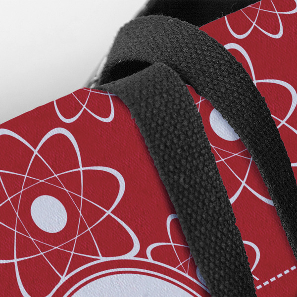 Atomic Orbit Closeup of Tote w/Black Handles
