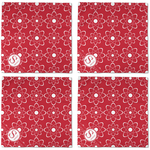 Atomic Orbit Cloth Napkins - Personalized Dinner (APPROVAL) Set of 4