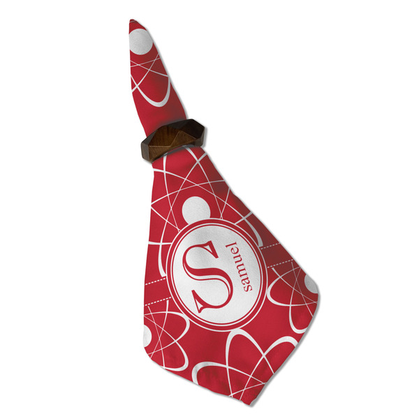 Atomic Orbit Cloth Napkins - Personalized Dinner (Folded in Ring) (MAIN)