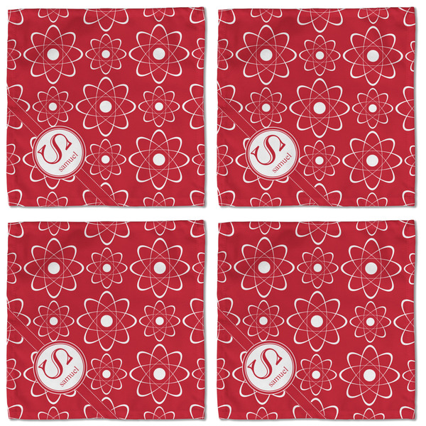 Atomic Orbit Cloth Napkins - Personalized Lunch (APPROVAL) Set of 4