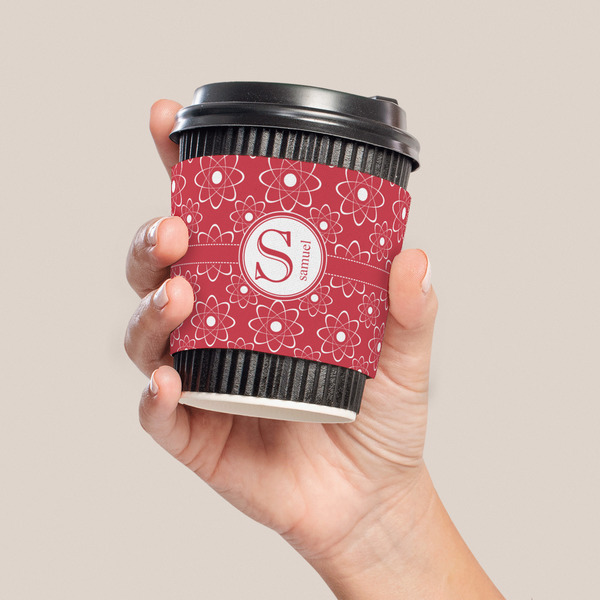 Atomic Orbit Coffee Cup Sleeve - LIFESTYLE
