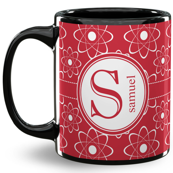 Custom Atomic Orbit 11 Oz Coffee Mug - Black (Personalized)